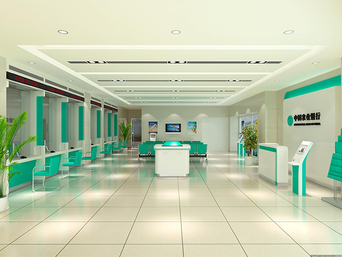 中國(guó)農(nóng)業(yè)銀行前臺(tái)亞克力展示架定制案例